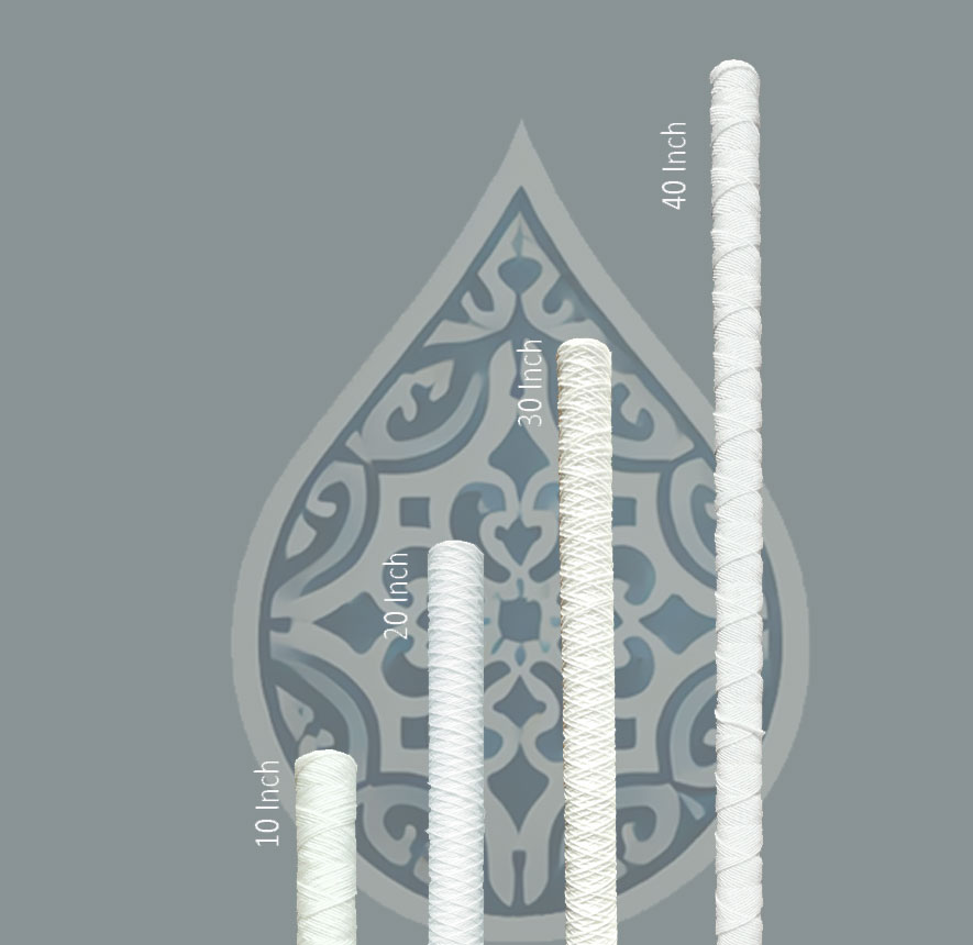 all sizes of string wound filters